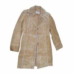 Vintage Winlet Tan Suede Mid-length Coat